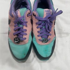 Nike Sneakers in Pink and Teal with Purple Accents
